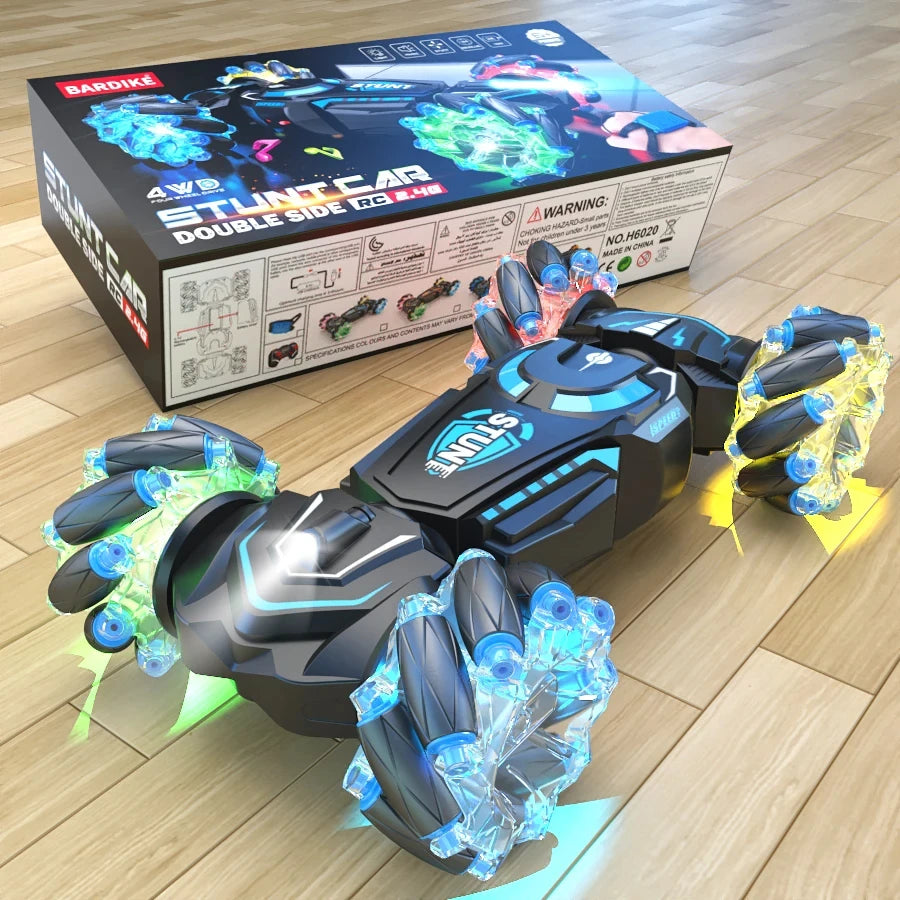 4WD RC Stunt Car - Wireless Remote Control Drift Toy with Sound and Light for Kids - ZOOMNSTORE