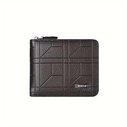Large Capacity Mens Wallet - Short Design with Multiple Card Slots - ZOOMNSTORE