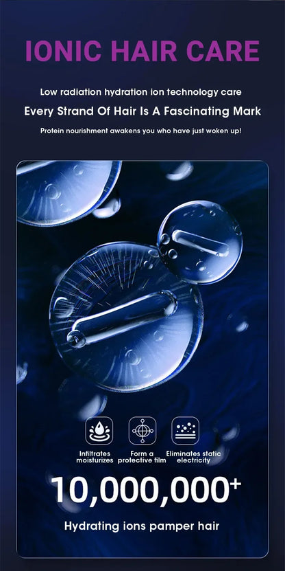 Electric Hair Dryer 5 in 1 Multifunctional Hair Straightener Negative Ion Hair Care Curler Blow Dryer Styling Set Strong Wind - ZOOMNSTORE