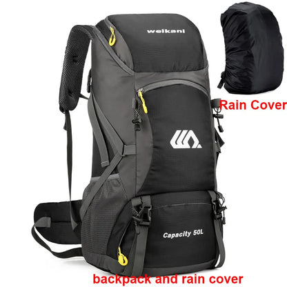 50L Waterproof Hiking Backpack - Large Travel Rucksack for Camping  Climbing - ZOOMNSTORE