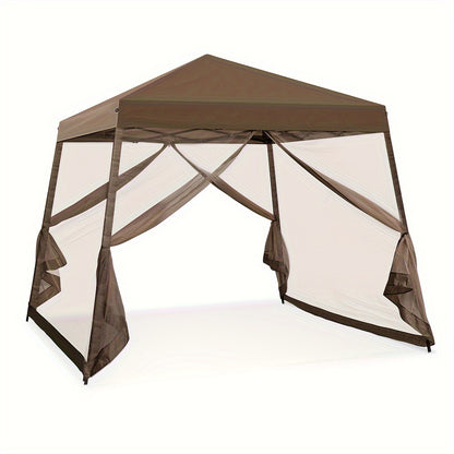 10x10 Pop Up Canopy Tent with Mosquito Netting - ZOOMNSTORE