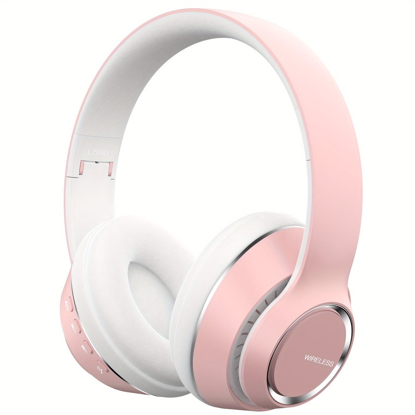Wireless Over-Ear HiFi Headphones - 50 Hours Playtime Deep Bass Microphone Foldable Lightweight Design - ZOOMNSTORE