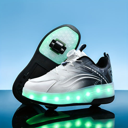 LED Skating Shoes for Kids - Night Light Skates Perfect Birthday  Holiday Gifts - ZOOMNSTORE