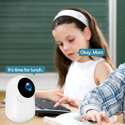 5MP WiFi Indoor Security Camera - AI Motion Detection Baby Monitor - ZOOMNSTORE