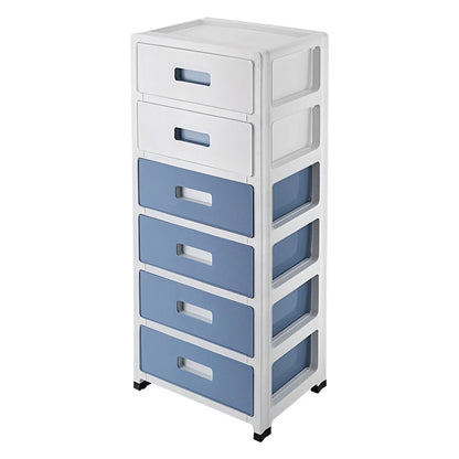 6-Drawer Lockable File Cabinet - Office Organizer with Silent Wheels - ZOOMNSTORE