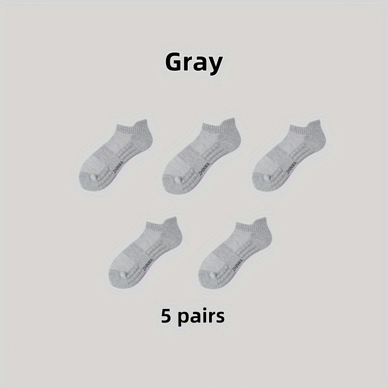 Unisex Cotton Boat Socks - Breathable Ankle Socks for SpringSummer - ZOOMNSTORE