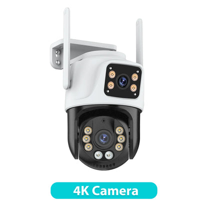 6K HD PTZ IP Security Camera - Outdoor WiFi Auto Tracking Dual Lens CCTV - ZOOMNSTORE