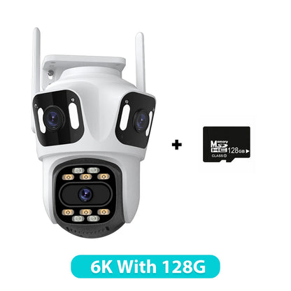 6K HD PTZ IP Security Camera - Outdoor WiFi Auto Tracking Dual Lens CCTV - ZOOMNSTORE
