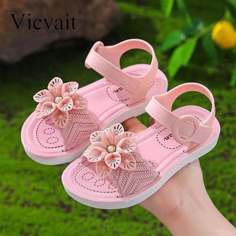 Girls Sandals - Soft Sole Anti-Slip Summer Shoes 2024