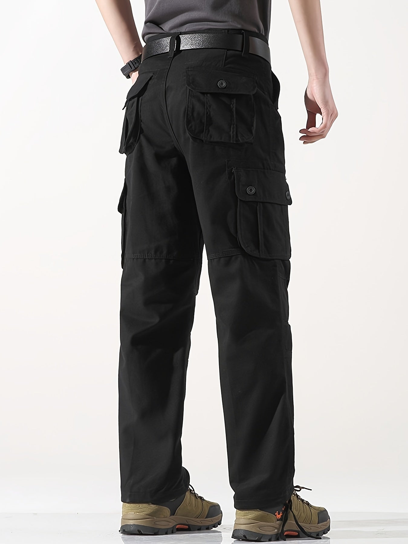 Mens Tactical Cargo Trousers - 100 Cotton Outdoor Work Pants - ZOOMNSTORE