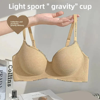 Wireless Push-Up Bra - 6cm Thickened Anti-Slip Seamless Adjustable Straps for Small Chest - ZOOMNSTORE