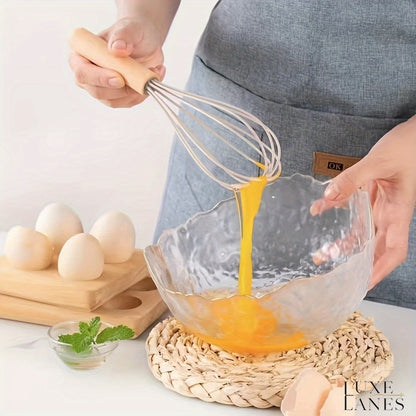 Non-Stick Silicone Kitchen Utensil Set - 12pcs with Ergonomic Wooden Handles Heat-Resistant  Easy to Clean - ZOOMNSTORE
