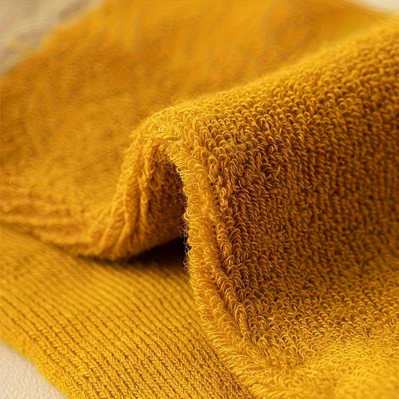 Trendy Cotton Socks - 10 Pairs in 10 Colors for Men  Women Mid Length Warm Home Sleep Socks - ZOOMNSTORE