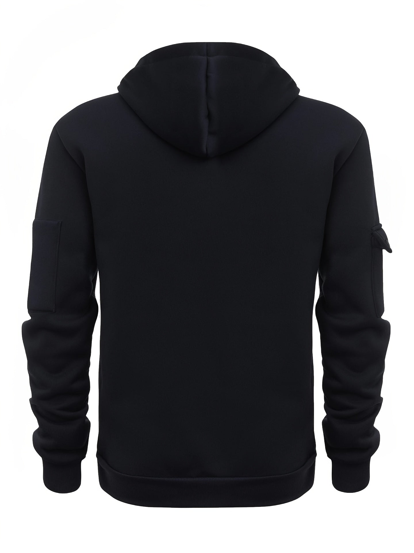 Mens Tactical Hoodie - Casual Outdoor Pullover with Zipper Pockets - ZOOMNSTORE