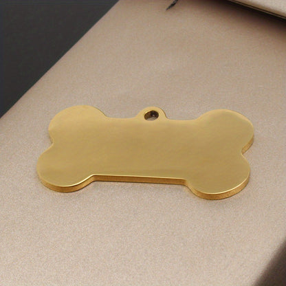 Personalized Laser Engraved Dog Bone ID Tag - Custom Pet Tag - ZOOMNSTORE