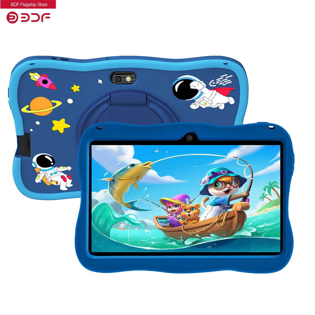 7 Inch Kids Tablet - 4GB RAM 64GB Storage Android 13 Dual Camera Wi-Fi Perfect Gift - ZOOMNSTORE