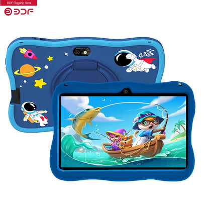 7 Inch Kids Tablet - 4GB RAM 64GB Storage Android 13 Dual Camera Wi-Fi Perfect Gift - ZOOMNSTORE