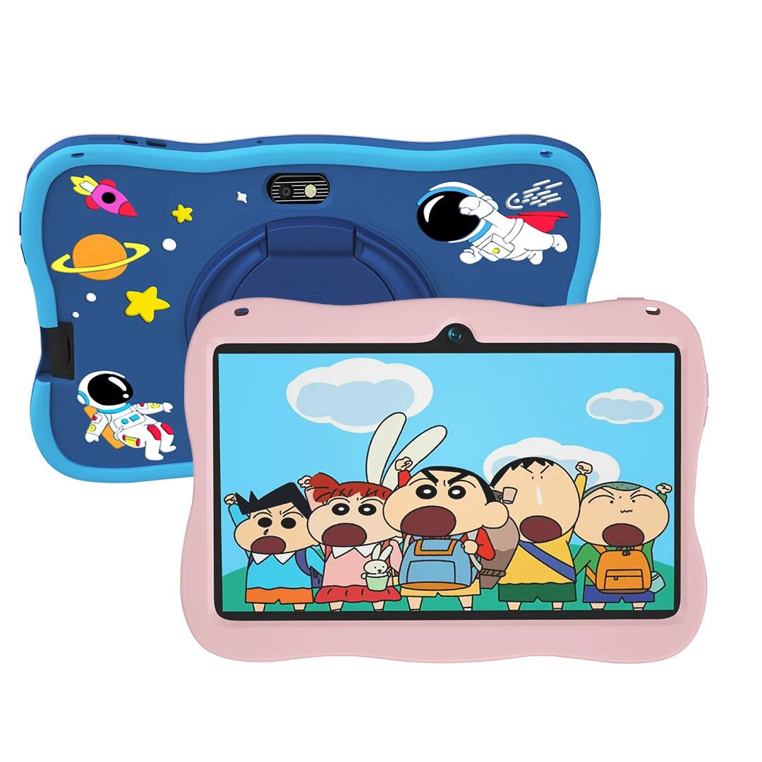 7 Inch Kids Tablet - 4GB RAM 64GB Storage Android 13 Dual Camera Wi-Fi Perfect Gift - ZOOMNSTORE