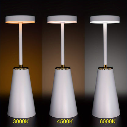 Cordless Touch Table Lamps - Dimmable USB Rechargeable Nightstand Lights for Bedroom Camping Office and Living Room - ZOOMNSTORE