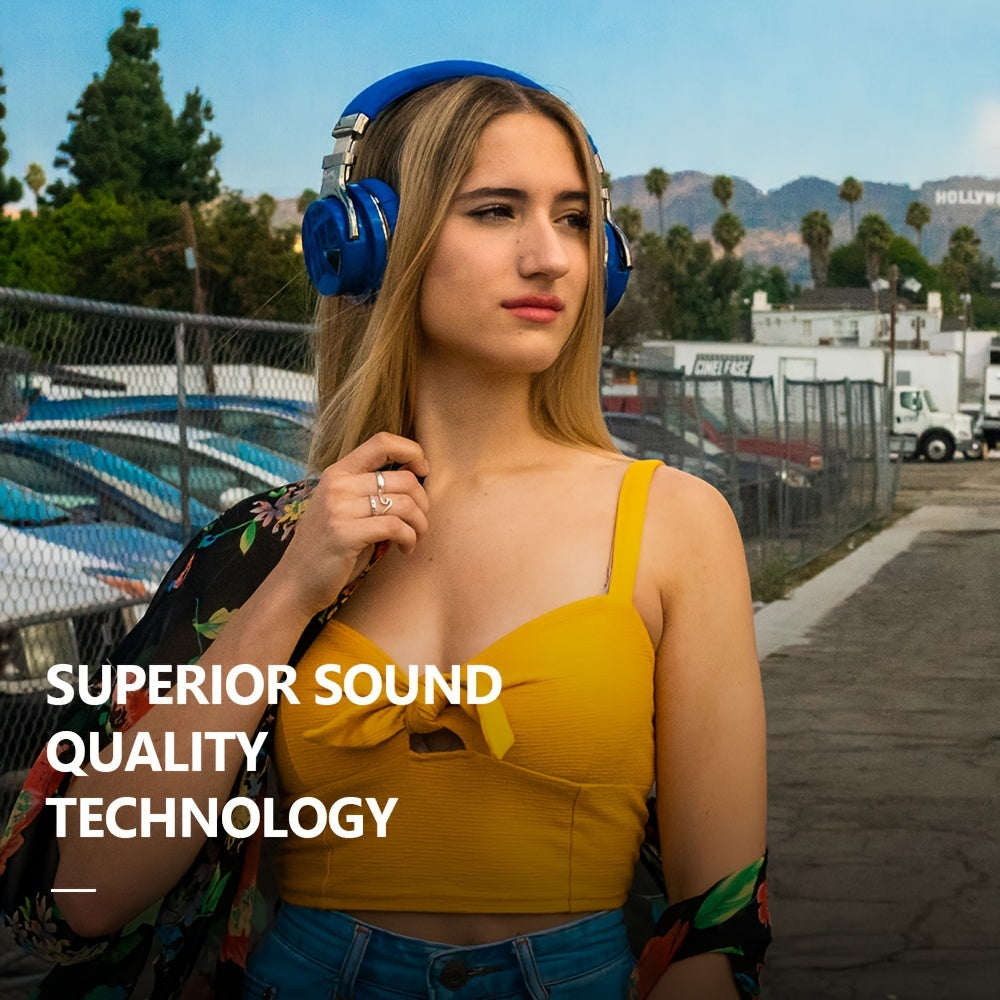 Wireless Active Noise Cancelling Headphones - Over Ear Deep Bass 30hr Playtime - ZOOMNSTORE