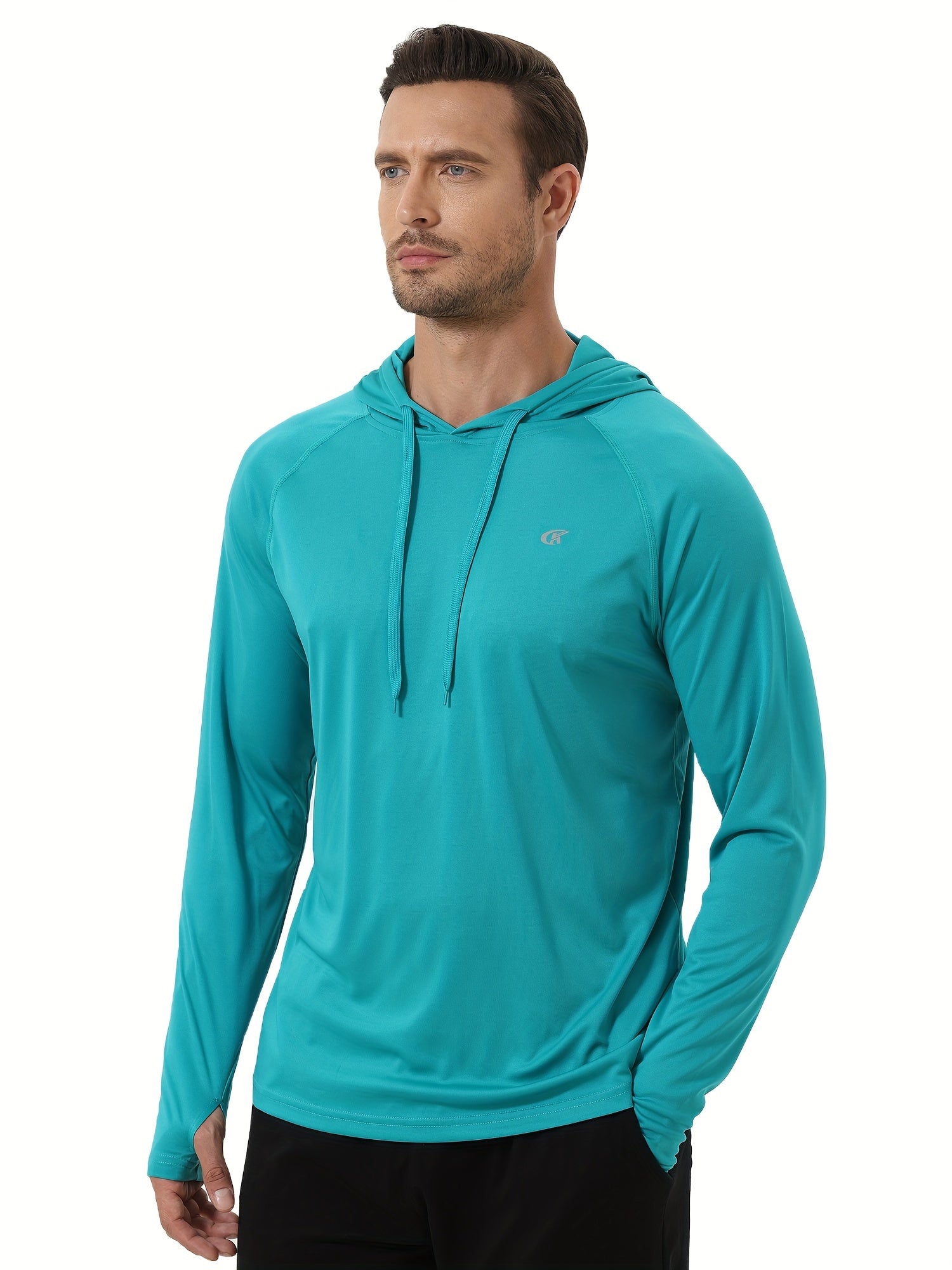 One Hooded Sweatshirt for Beach Jogging Summer Men's Sunscreen And Sweat Absorbent Hooded Sweatshirt, For Beach Jogging Training - ZOOMNSTORE