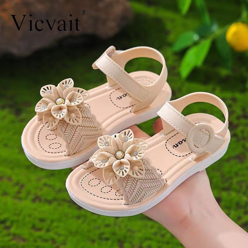 Girls Sandals - Soft Sole Anti-Slip Summer Shoes 2024