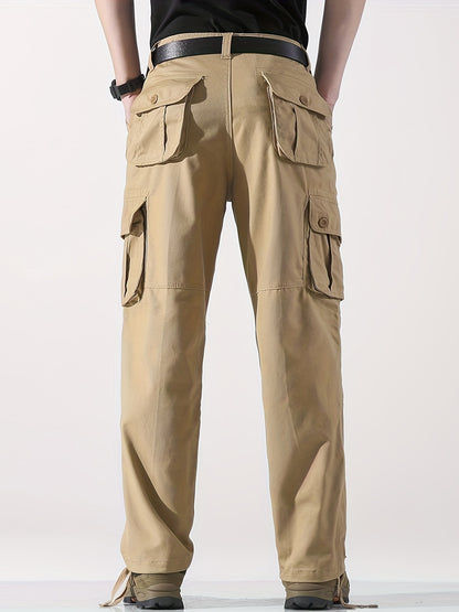 Mens Tactical Cargo Trousers - 100 Cotton Outdoor Work Pants - ZOOMNSTORE