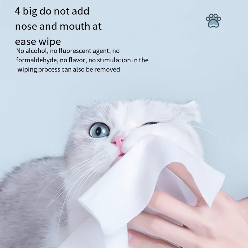 Hypoallergenic Pet Wipes - Gentle Grooming  Deodorizing for Dogs and Cats - ZOOMNSTORE