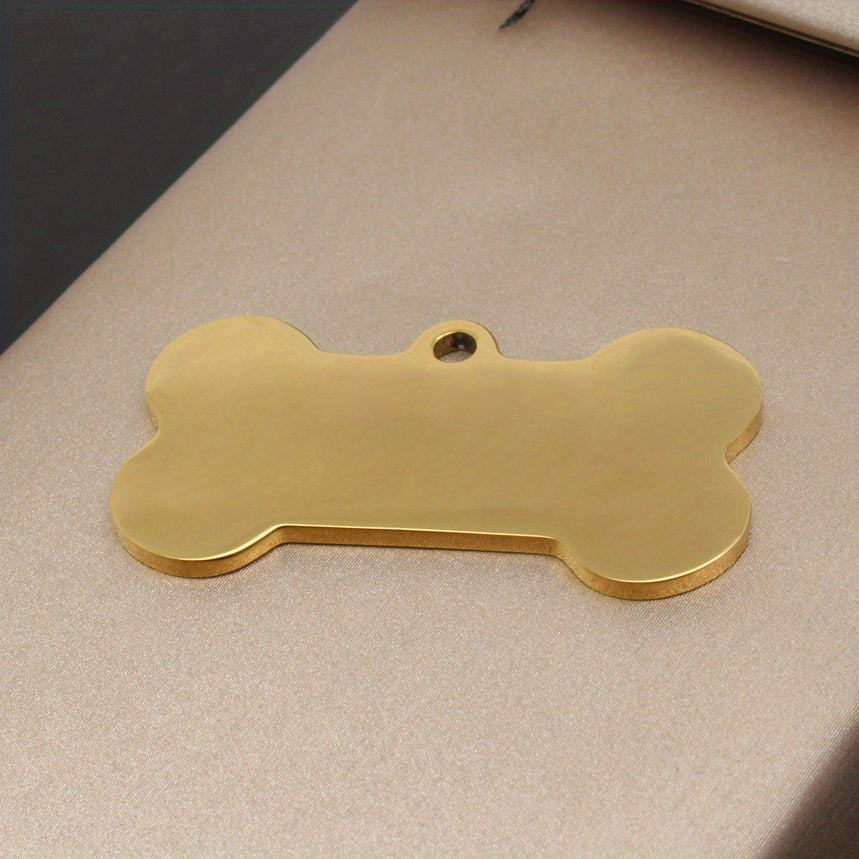 Personalized Laser Engraved Dog Bone ID Tag - Custom Pet Tag - ZOOMNSTORE