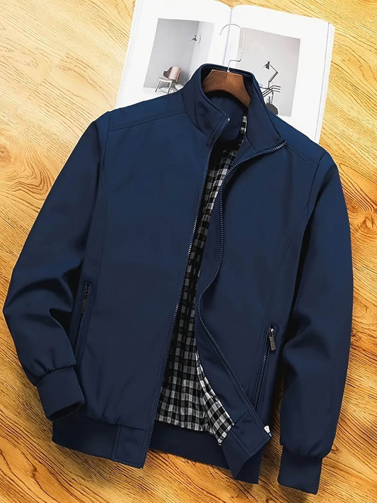 Trendy American Stand-up Collar Jacket - Men's Spring and Autumn Casual Outdoor Coat - Popular Choice - ZOOMNSTORE