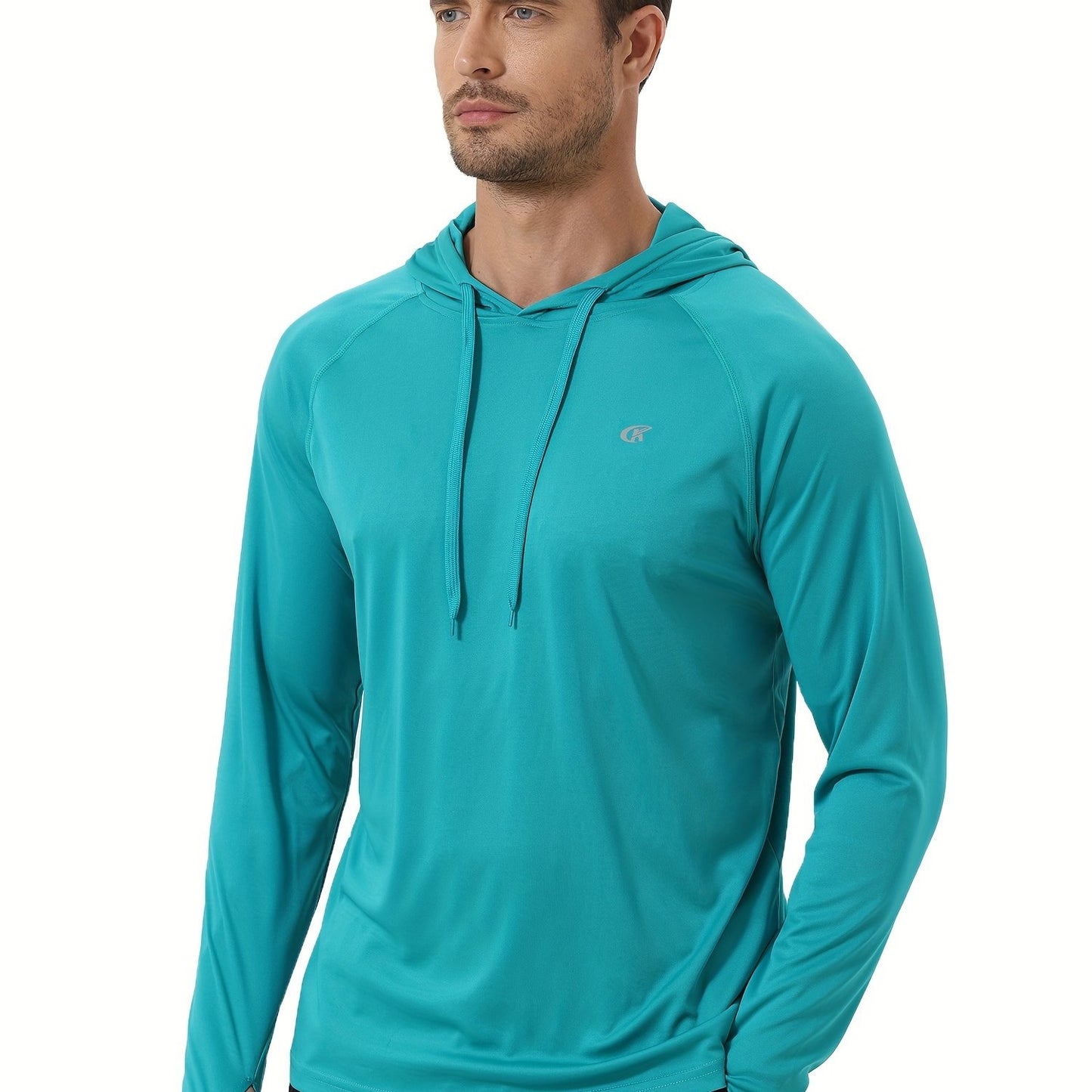 One Hooded Sweatshirt for Beach Jogging Summer Men's Sunscreen And Sweat Absorbent Hooded Sweatshirt, For Beach Jogging Training - ZOOMNSTORE