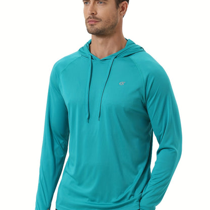 One Hooded Sweatshirt for Beach Jogging Summer Men's Sunscreen And Sweat Absorbent Hooded Sweatshirt, For Beach Jogging Training - ZOOMNSTORE