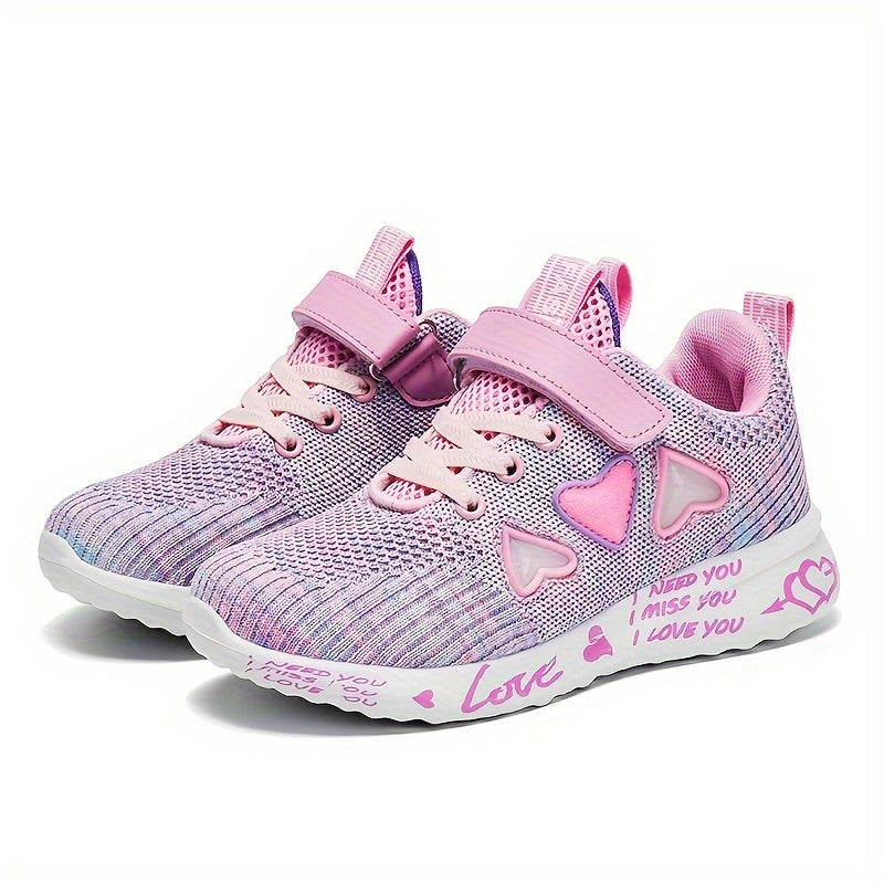 Girls Casual Summer Sneakers - Fashion Running Shoes for Kids - ZOOMNSTORE