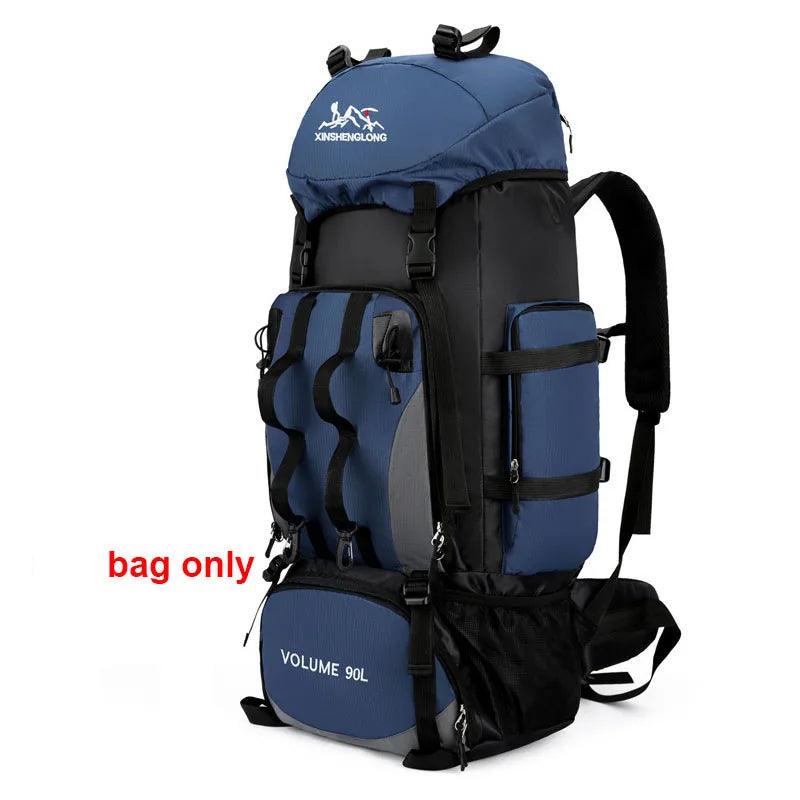 90L Waterproof Hiking Backpack - Large Capacity Rucksack for Camping  Outdoor Sports - ZOOMNSTORE