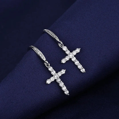 925 Sterling Silver Jewelry Women Fashion Cute Tiny Clear Crystal CZ Stud Earrings Gift for Girls Teens Lady Gift - ZOOMNSTORE