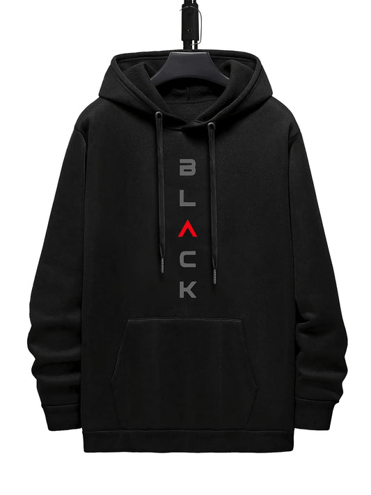 Super Soft & Cozy Graphic Hoodie - Men's Loose Fit with Warm Kangaroo Pocket for Autumn Winter Fashion - ZOOMNSTORE