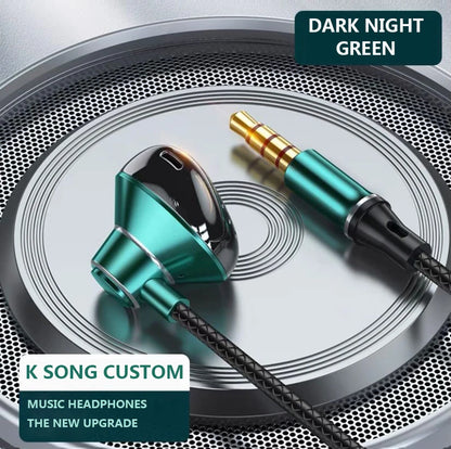 9D Bass Stereo Type C&3.5mm Headphones Volume Control Headset With HD Mic Wired Earbuds For iPhone15/16 Samsung Galaxy Earphones - ZOOMNSTORE