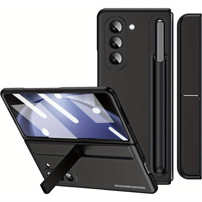 Samsung Galaxy Z Fold5 Slim S Pen Case - Protective Cover with Kickstand  Screen Protector - ZOOMNSTORE