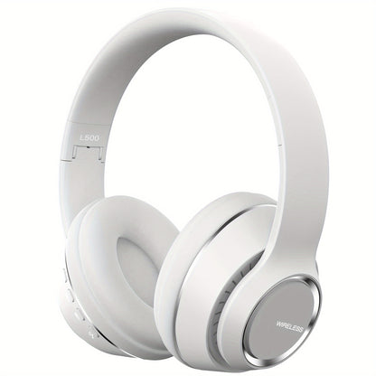 Wireless Over-Ear HiFi Headphones - 50 Hours Playtime Deep Bass Microphone Foldable Lightweight Design - ZOOMNSTORE