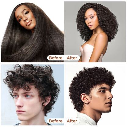 9mm Curling Iron - Professional Ceramic Curling Wand With Digital Temperature Control - ZOOMNSTORE