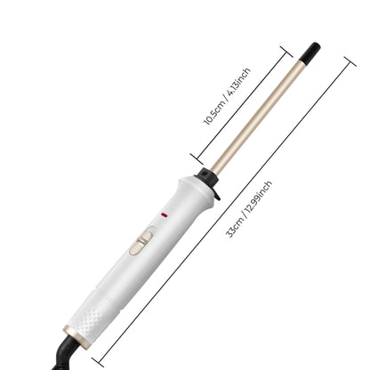9mm Curling Iron - Professional Ceramic Curling Wand With Digital Temperature Control - ZOOMNSTORE