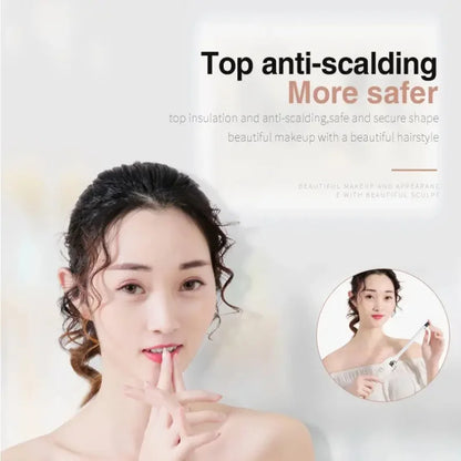 9mm Curling Iron - Professional Ceramic Curling Wand | Tourmaline Heat Protection - ZOOMNSTORE