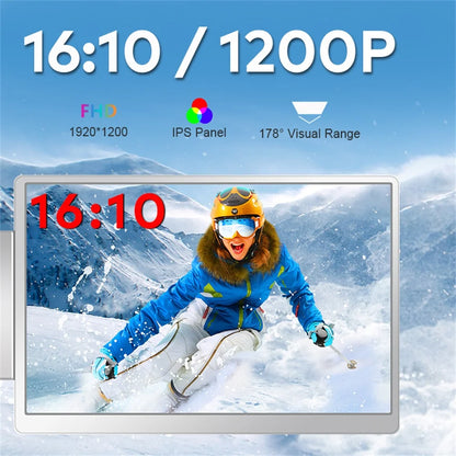 Portable Gaming Monitor - 16 Inch IPS Panel LCD Display With Swivel Bracket