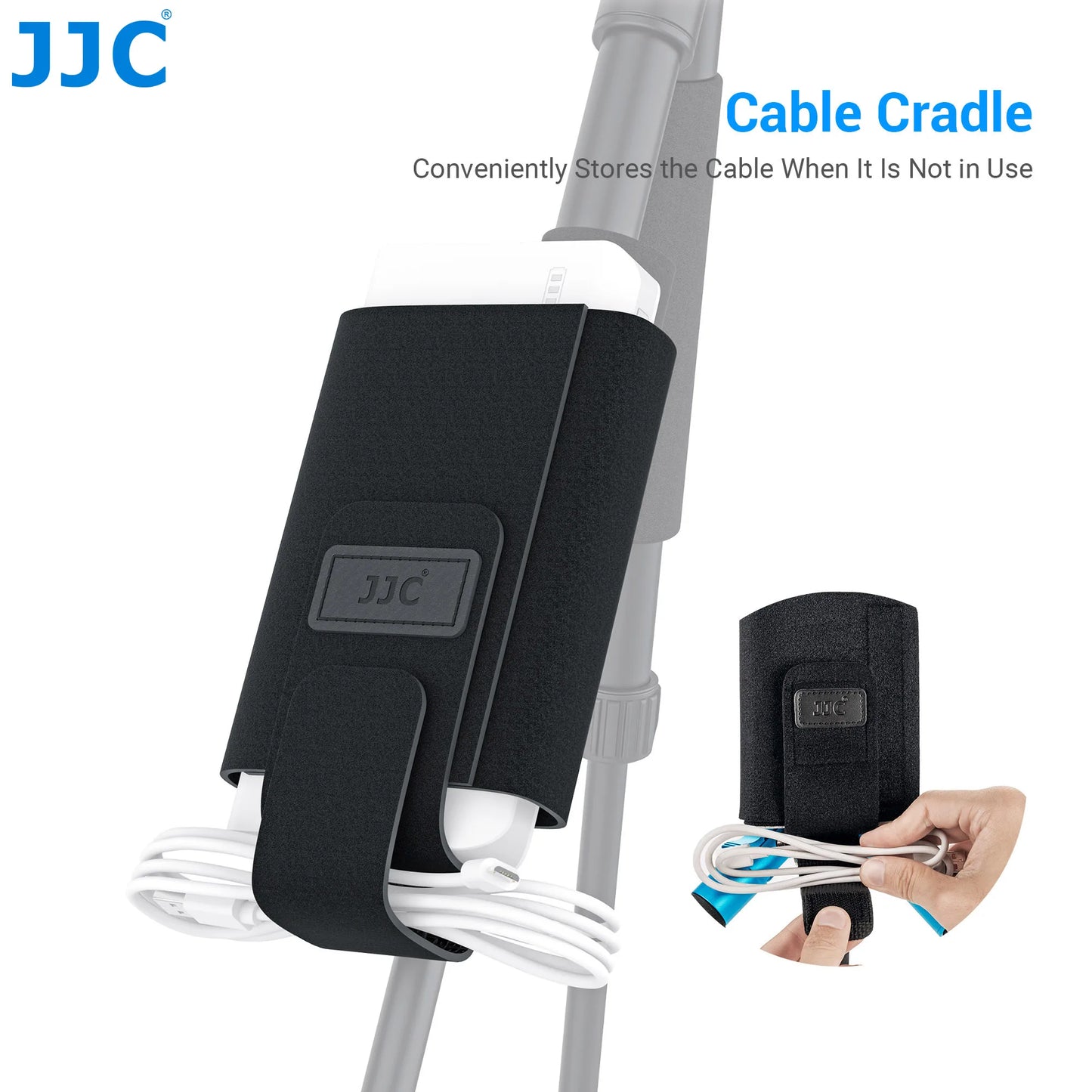JJC Tripod Legs Mounting Strap Universal Equipment Mounting Strap Bag for Tripod,Light Stand,Photography Ladder,Pole,Beam etc.