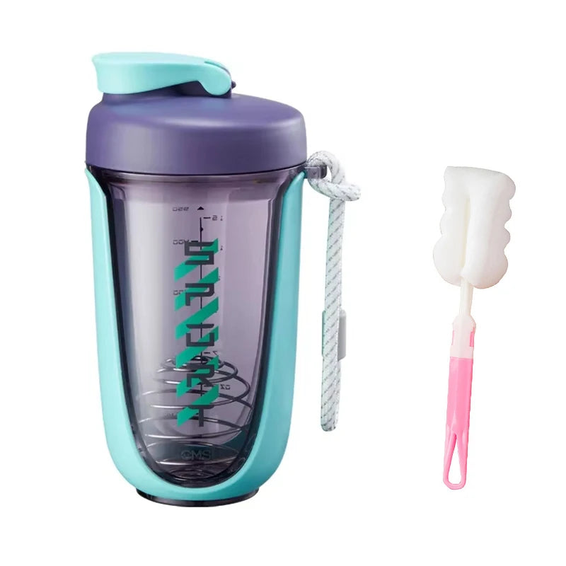 Protein Shaker Bottle Dual Mixing Technology with Shaker Balls for Protein Mixes Fitness Workout Sports Shaker Cups