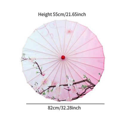 Chinese Oiled Paper Umbrella Japanese Women Decorative Umbrella for Costumes Photography Bridesmaids Party Scenery