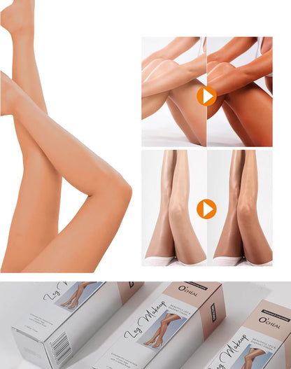 OCHEAL 100ml Beauty Leg Cream Makeup Body Coverage Long-lasting Waterproof Concealer Skin Tone Wheat Tan Brown Liquid Foundation