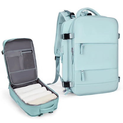 Waterproof Travel Backpack for Men - Airline Approved Anti-Theft Laptop  Hiking Bag