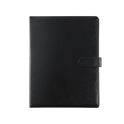 Leather A4 Conference Folder - Multifunctional Business File Organizer - ZOOMNSTORE