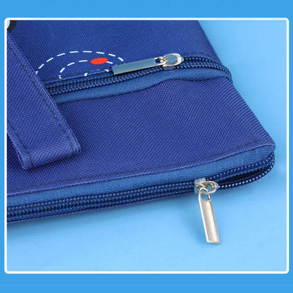 A4 Document File Bag - Waterproof Fabric Organizer for School Book Storage - ZOOMNSTORE